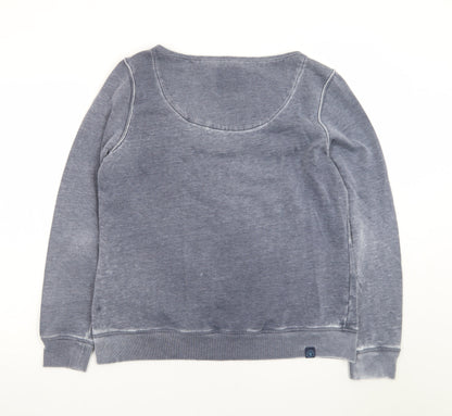 Fat Face Womens Blue Size 16 Pullover Sweatshirt Casual Cotton