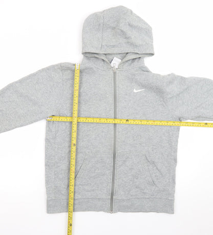 Nike Teens Grey Full Zip Hoodie XL Regular Fit