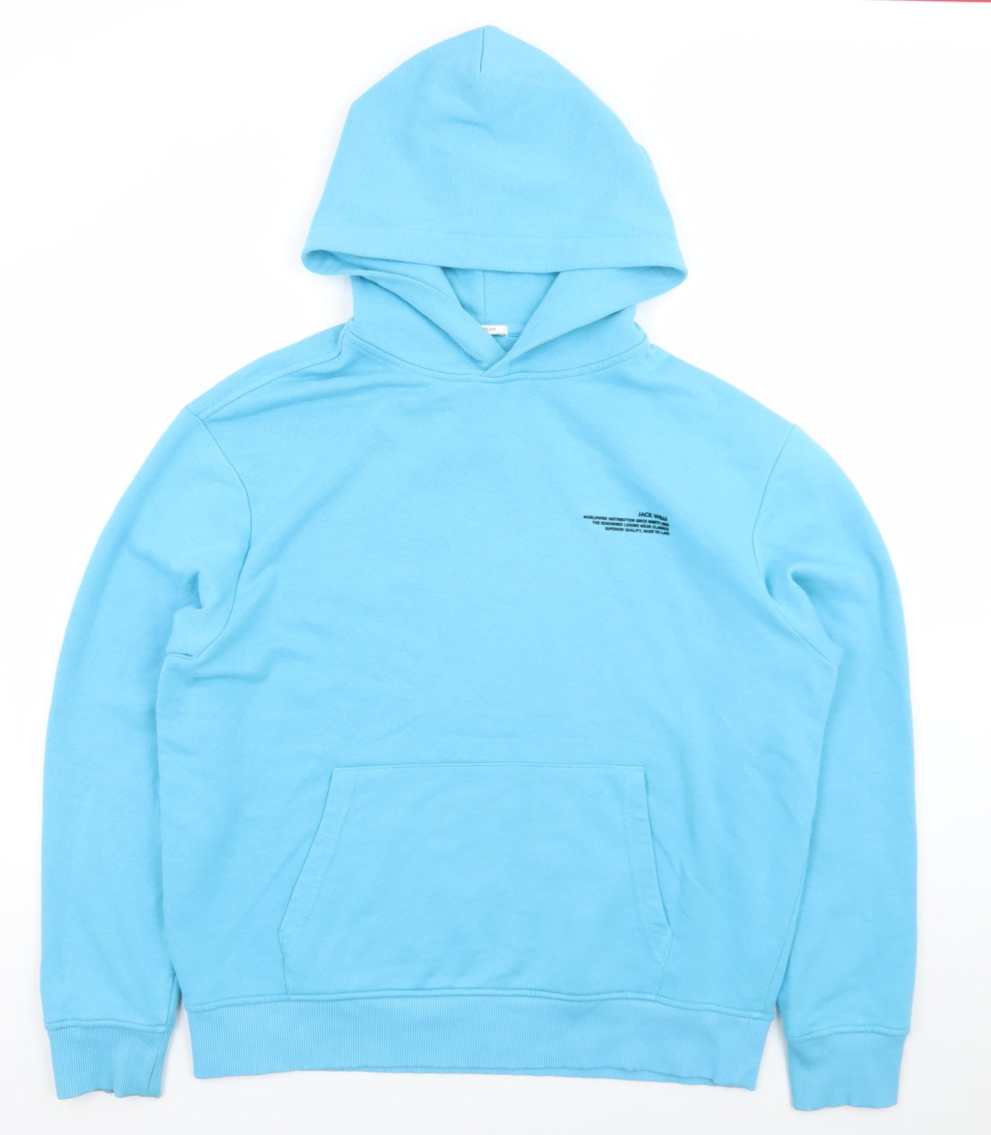 Jack Wills Men’s Blue Oversized Pullover Hoodie Size L
