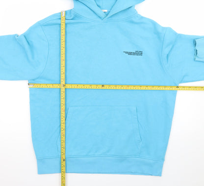 Jack Wills Men’s Blue Oversized Pullover Hoodie Size L