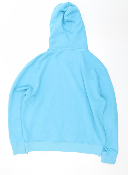 Jack Wills Men’s Blue Oversized Pullover Hoodie Size L