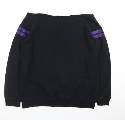 UNK NBA Los Angeles Lakers Black Sweatshirt Women S Cotton Blend