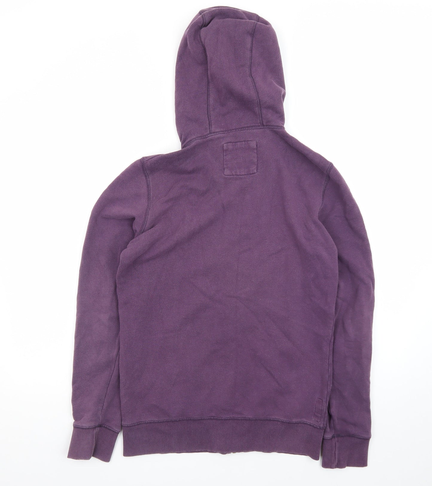 Fat Face Womens Purple Full Zip Hoodie Size 10 Cotton Casual