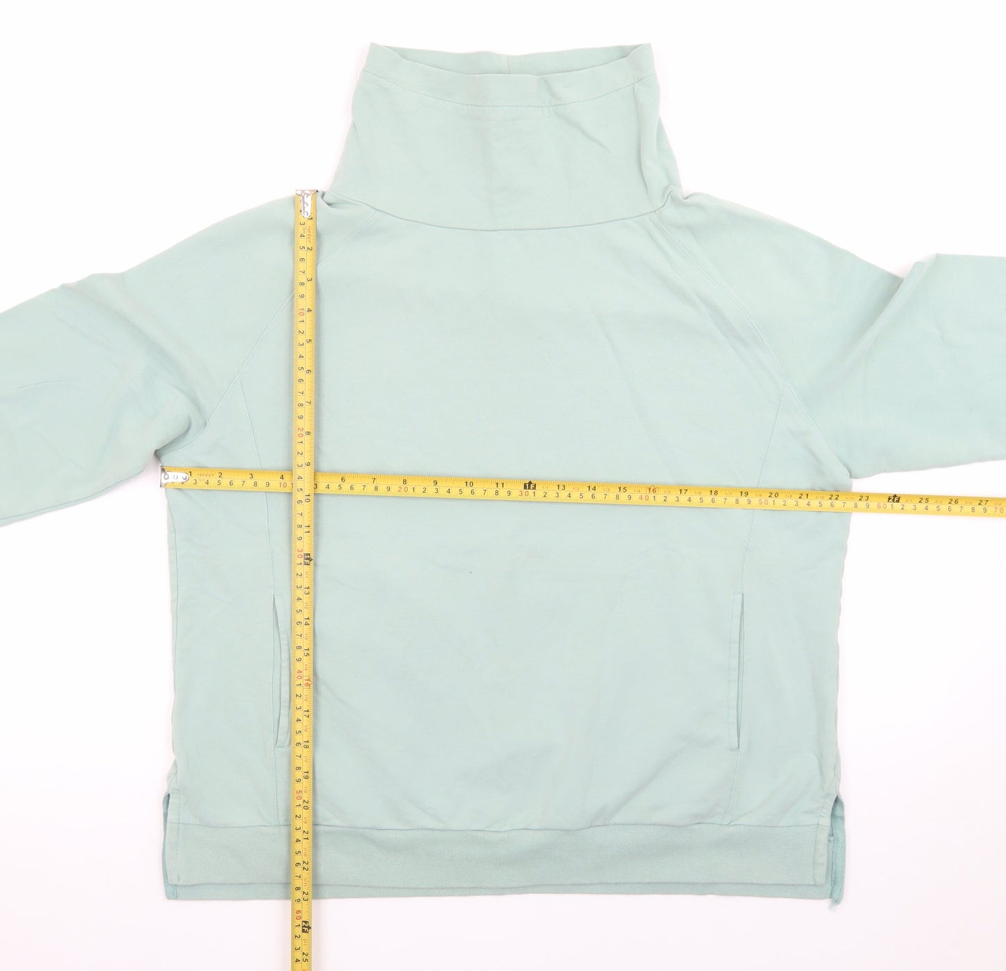 Bella di Notte Women’s Green Pullover Sweatshirt Size 18 Funnel Neck