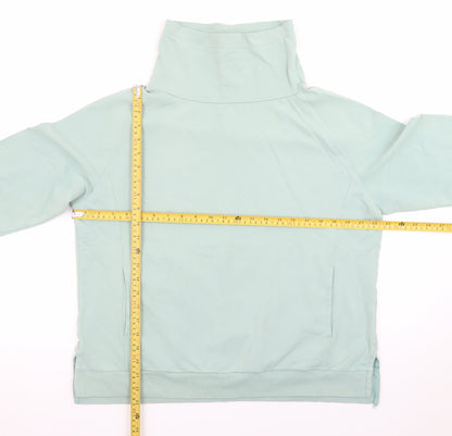 Bella di Notte Women’s Green Pullover Sweatshirt Size 18 Funnel Neck