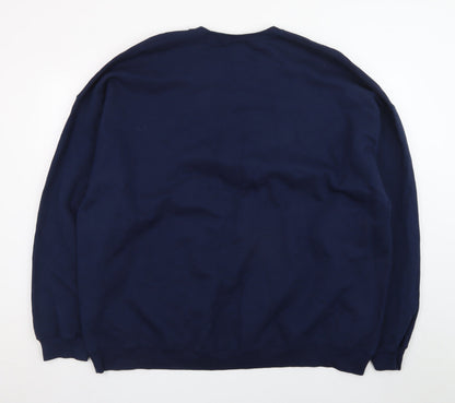 Disney Moana Maui Navy Sweatshirt 3XL Unisex Cotton Blend Graphic