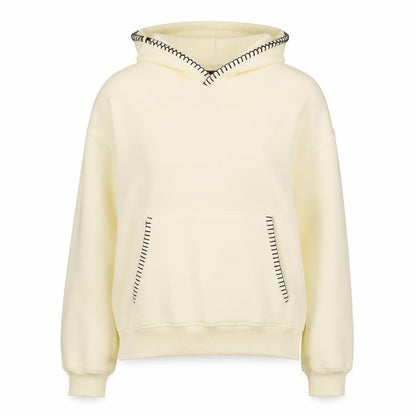 ASOS DESIGN Women Beige Hooded Pullover Sweatshirt Size M UK 12-14