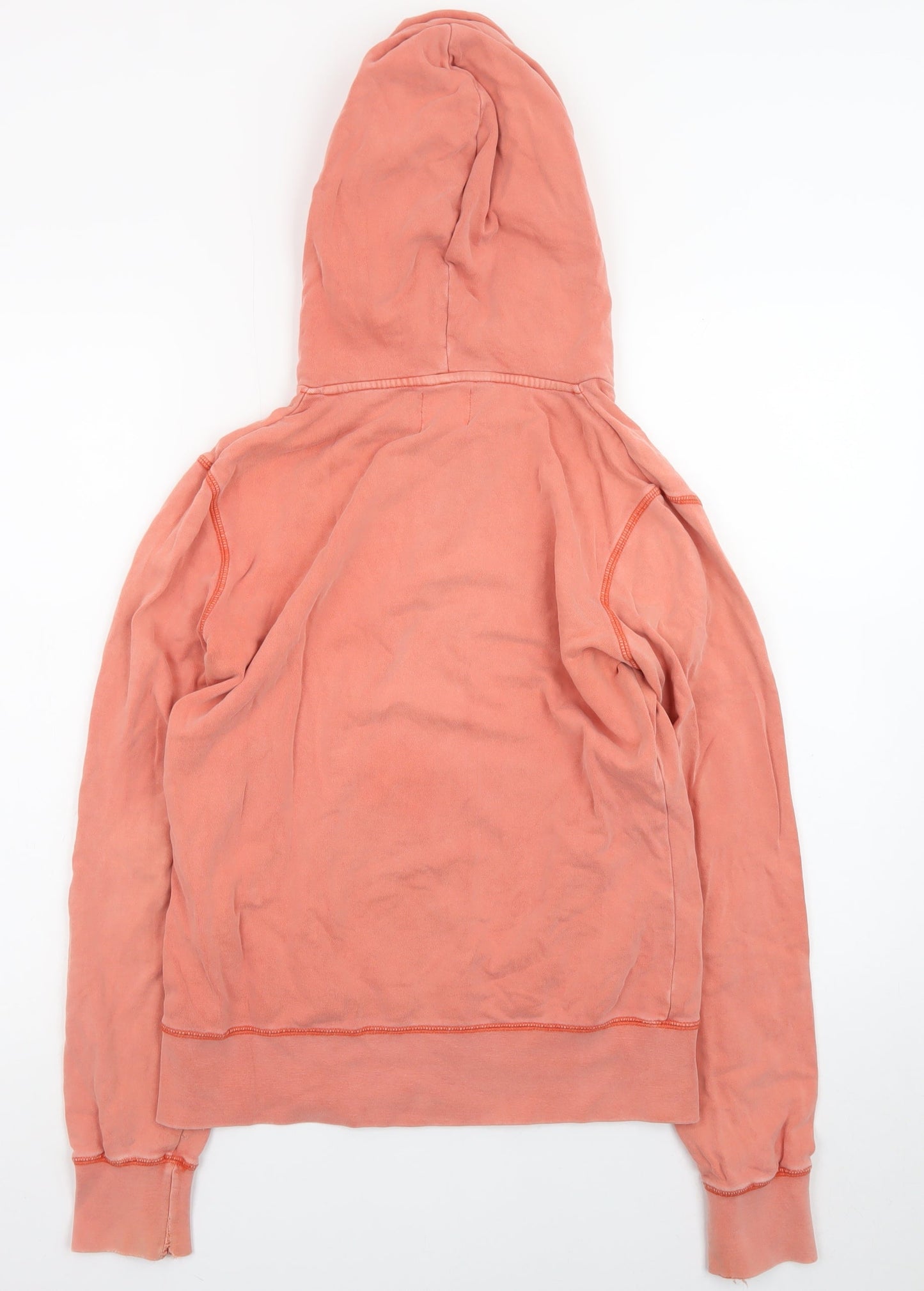 H&M L.O.G.G Women’s Coral Pullover Hoodie Size M Casual Cotton