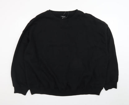 Simply Be Women’s Black Size 24 Pullover Sweatshirt