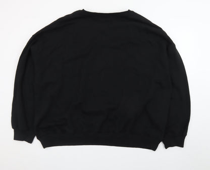 Simply Be Women’s Black Size 24 Pullover Sweatshirt