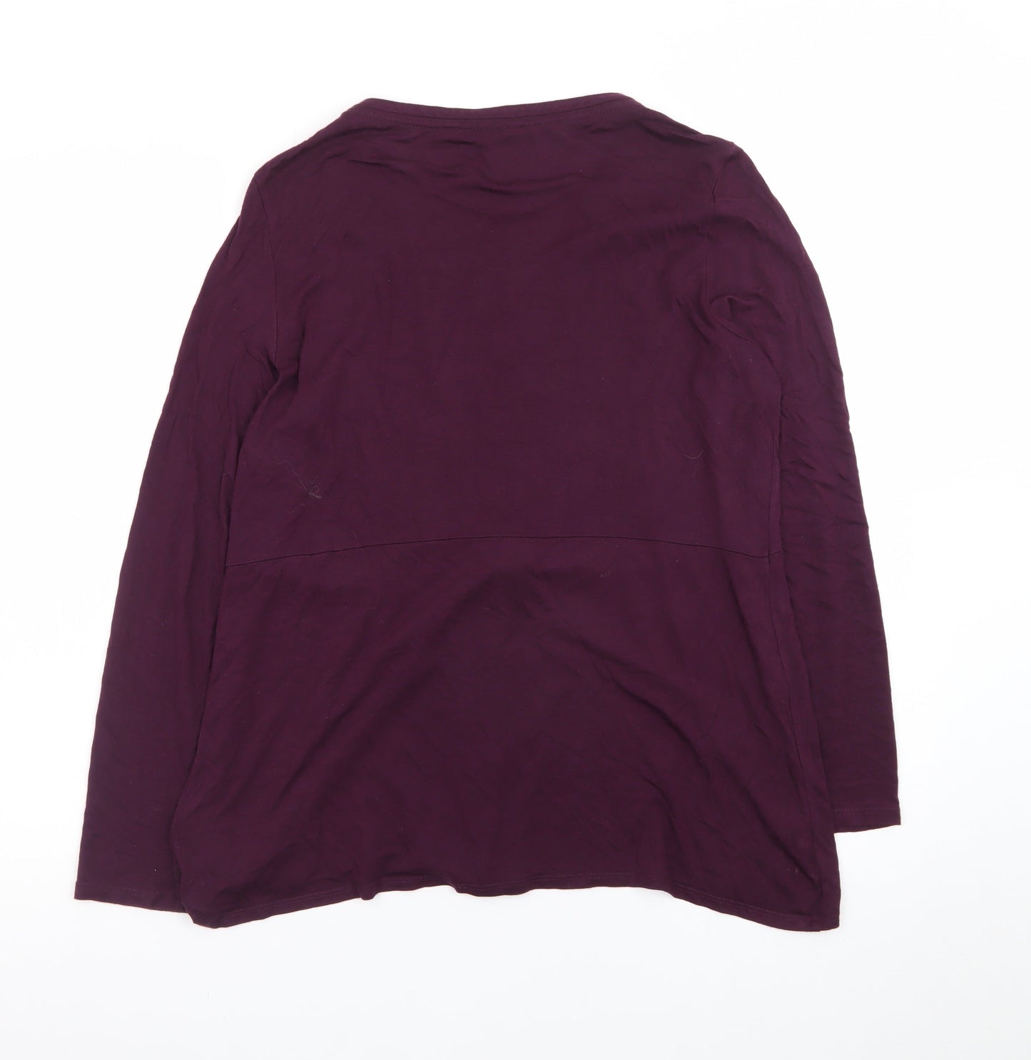 White Stuff Women’s Purple Long Sleeve Tunic Blouse UK 12