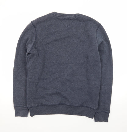 Tommy Jeans Men's Blue Regular Fit Crew Neck Sweatshirt M