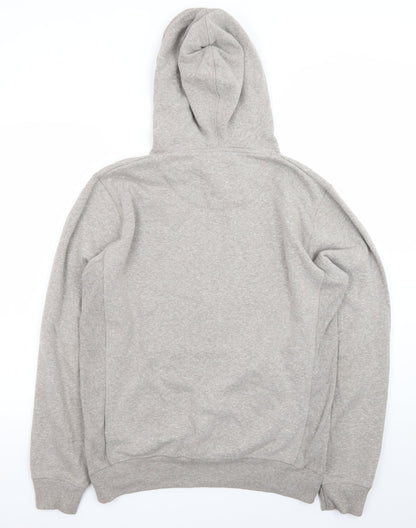Weird Fish Mens Grey Pullover Hoodie Medium Hooded Sweatshirt