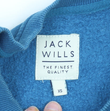 Jack Wills Men's Blue XS Pullover Sweatshirt Crew Neck Fleece