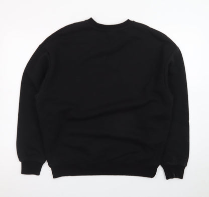Wednesday Black XS Womens Pullover Sweatshirt with Graphic Print