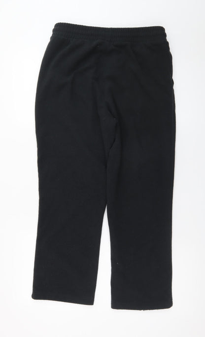 Damart Women’s Black Thermal Fleece Sweatpants Size 10-12