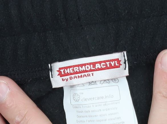 Damart Women’s Black Thermal Fleece Sweatpants Size 10-12