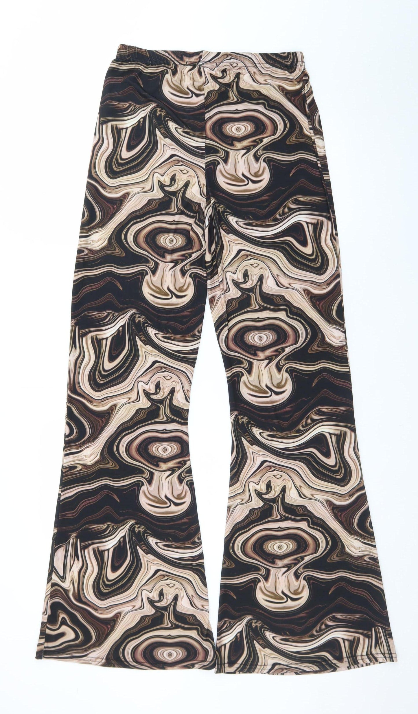 Voulez Vous Women’s Multicoloured Flared Trousers Size 12