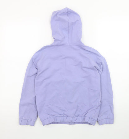 United Colors of Benetton Teens Purple Full Zip Hoodie Size 140cm