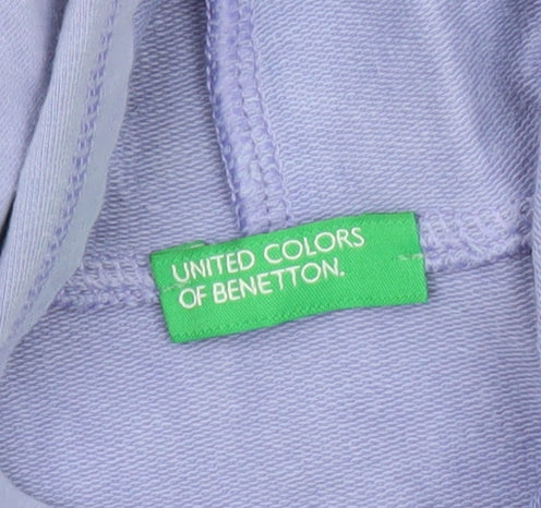 United Colors of Benetton Teens Purple Full Zip Hoodie Size 140cm