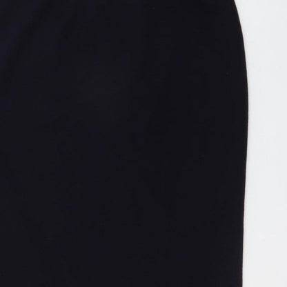 Lucia Women’s Black Midi Pencil Skirt Size 14 Knit Stretch