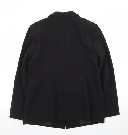 Fair Lady Women's Black Size 16 Single-Breasted Blazer