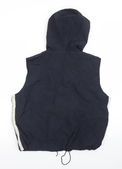 Urban Star Originals Men's Blue XL Hooded Bodywarmer Gilet