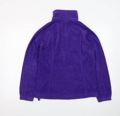 Columbia Women's Purple Fleece Full Zip Jacket Size S
