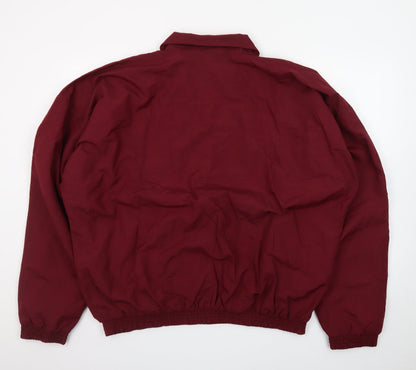 Planet Athletics Men's Red XL Lightweight Full Zip Sports Jacket