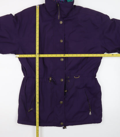Jupa Sports Womens Purple Parka Jacket M Windproof Water Resistant