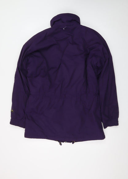 Jupa Sports Womens Purple Parka Jacket M Windproof Water Resistant