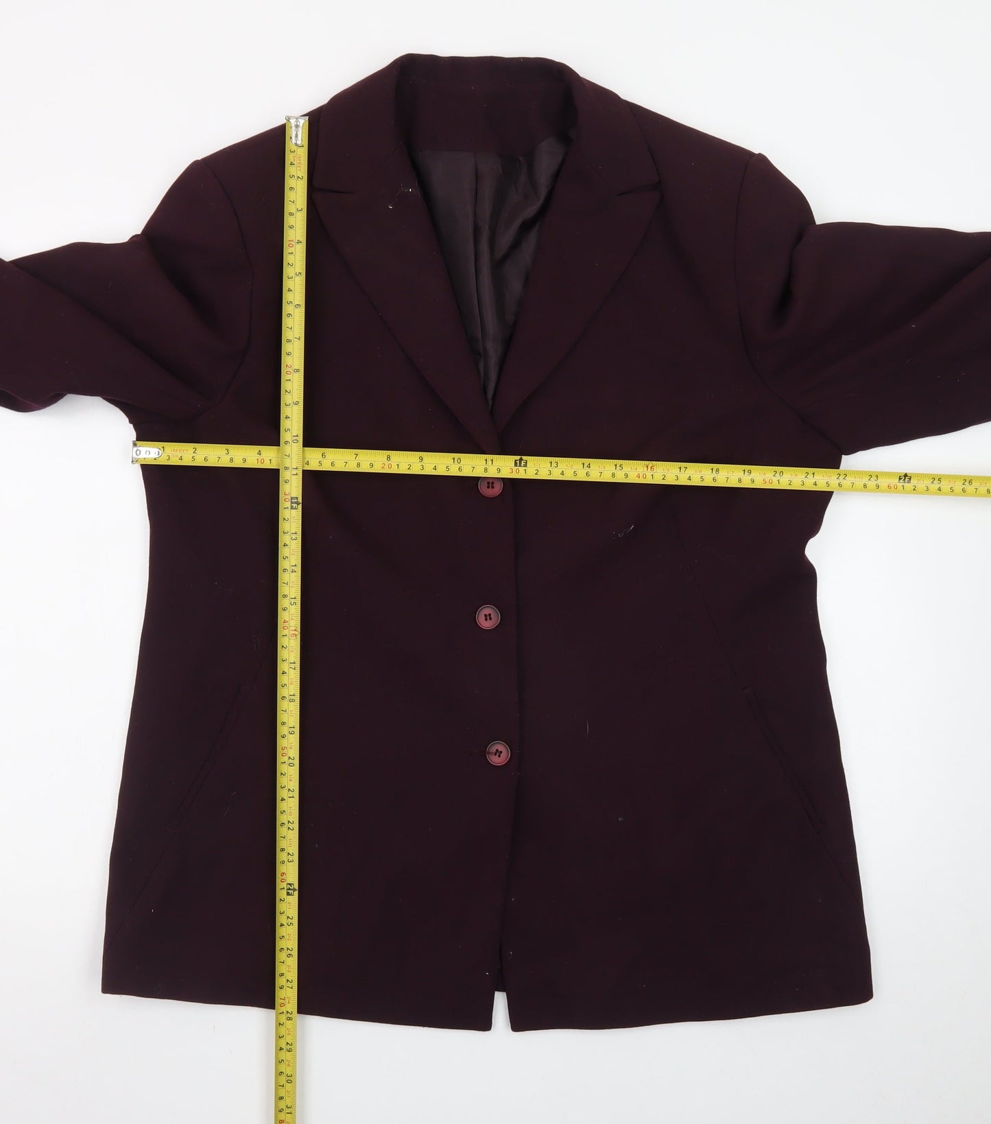 Next Women's Brown Size 8 Single-Breasted Blazer Jacket