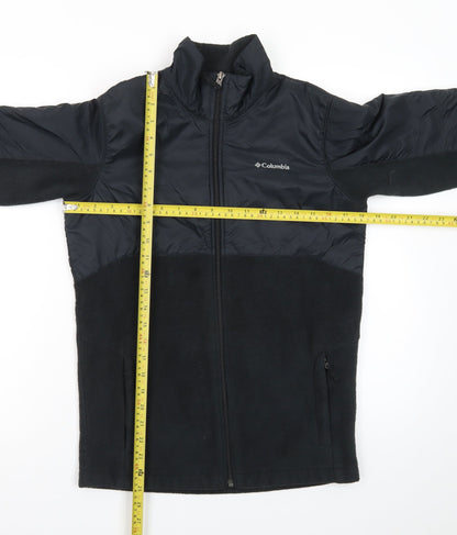 Columbia Men's Black Soft Shell Fleece Lined Jacket Size L