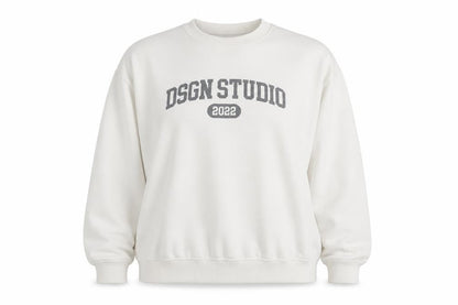 Boohoo Women Ivory DSGN Studio 2022 Pullover Sweatshirt Size S