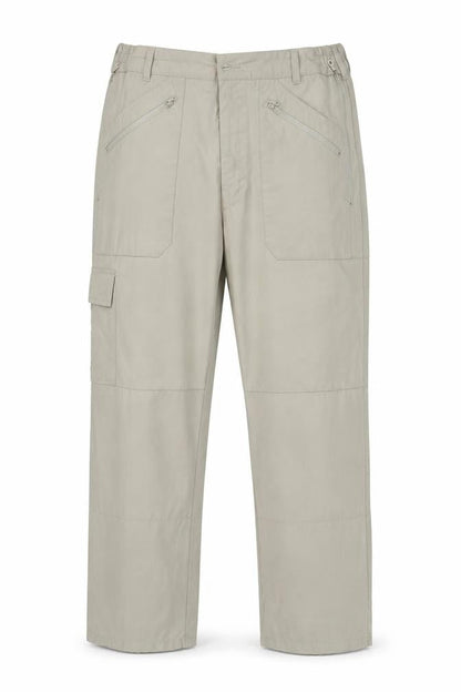 Chums Mens Beige Cargo Trousers Size 38 Regular Cotton Blend