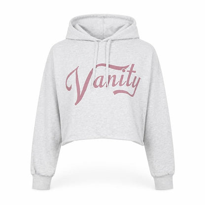 Bik Bok Women’s Grey Vanity Cropped Pullover Hoodie Size S