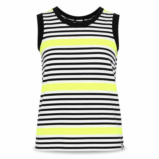 Dorothy Perkins Women's Multicoloured Striped Sleeveless Blouse Size 10