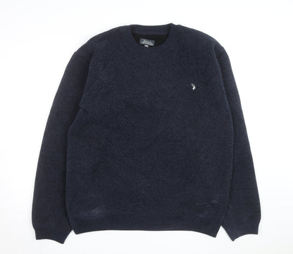 Riverton Men’s Navy Blue 2XL Pullover Fleece Crew Neck Jumper