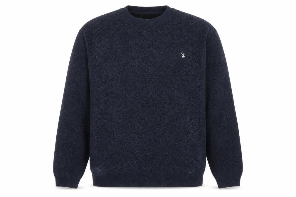 Riverton Men’s Navy Blue 2XL Pullover Fleece Crew Neck Jumper