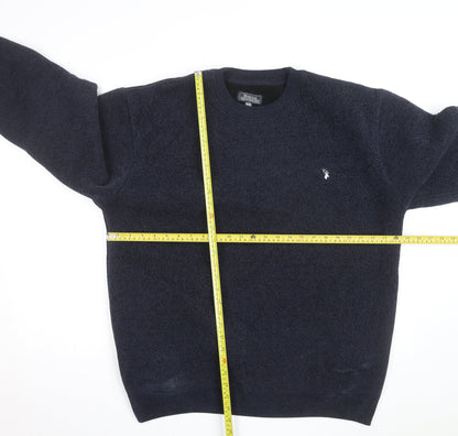 Riverton Men’s Navy Blue 2XL Pullover Fleece Crew Neck Jumper
