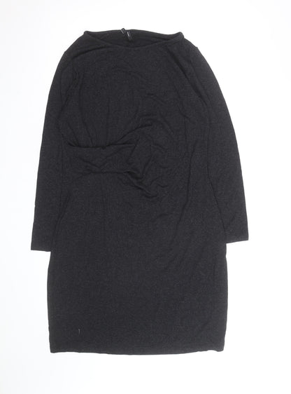 Vero Moda Women's Black XL Bodycon Jersey Dress Long Sleeve