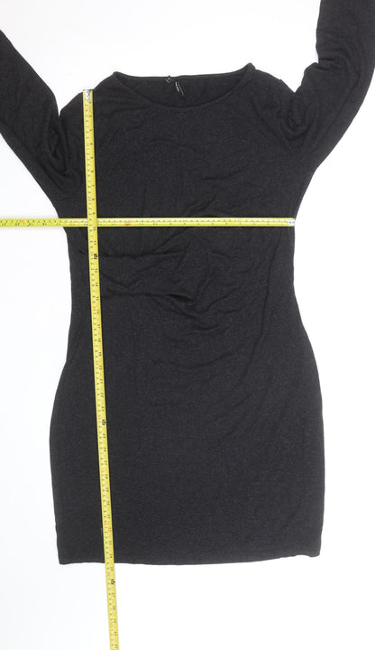 Vero Moda Women's Black XL Bodycon Jersey Dress Long Sleeve