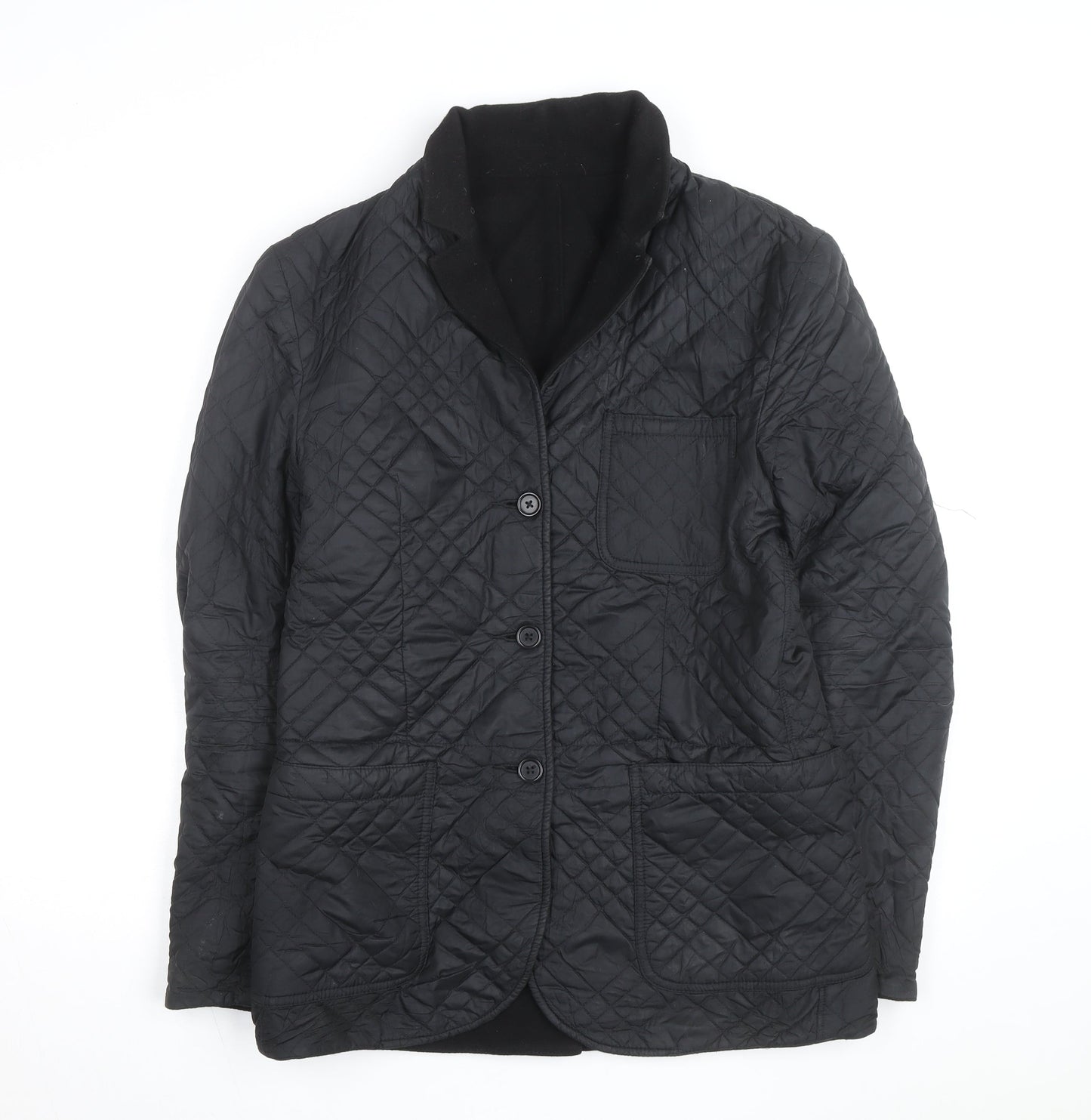 Levi's Men's Black Quilted Mid-Length Jacket Size M Regular Fit