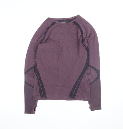 Primark Women Purple Long Sleeve Workout Top Size 16