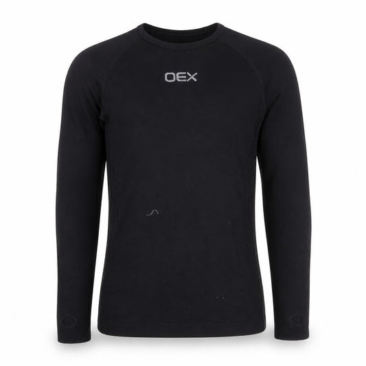 Mens UK Size S OEX Black HikingRunning & JoggingGym & TrainingWalking T-Shirt