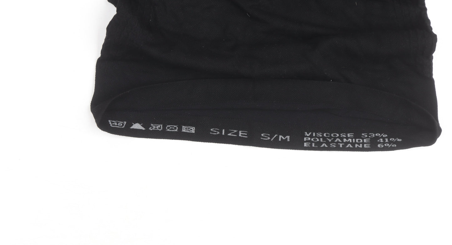 Mens UK Size S OEX Black HikingRunning & JoggingGym & TrainingWalking T-Shirt