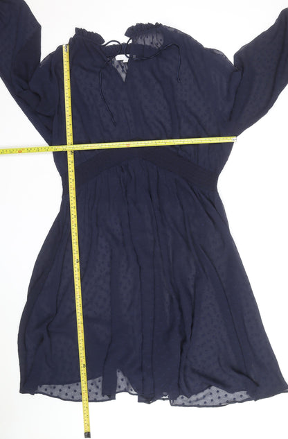 Joanna Hope Women's Blue Chiffon Fit & Flare Dress Size 20