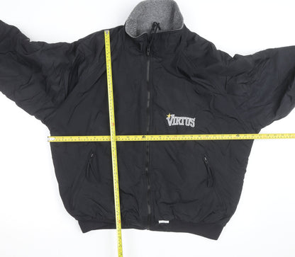 Bad Lands Men's Black XL Bomber Jacket Lined Outdoor Style