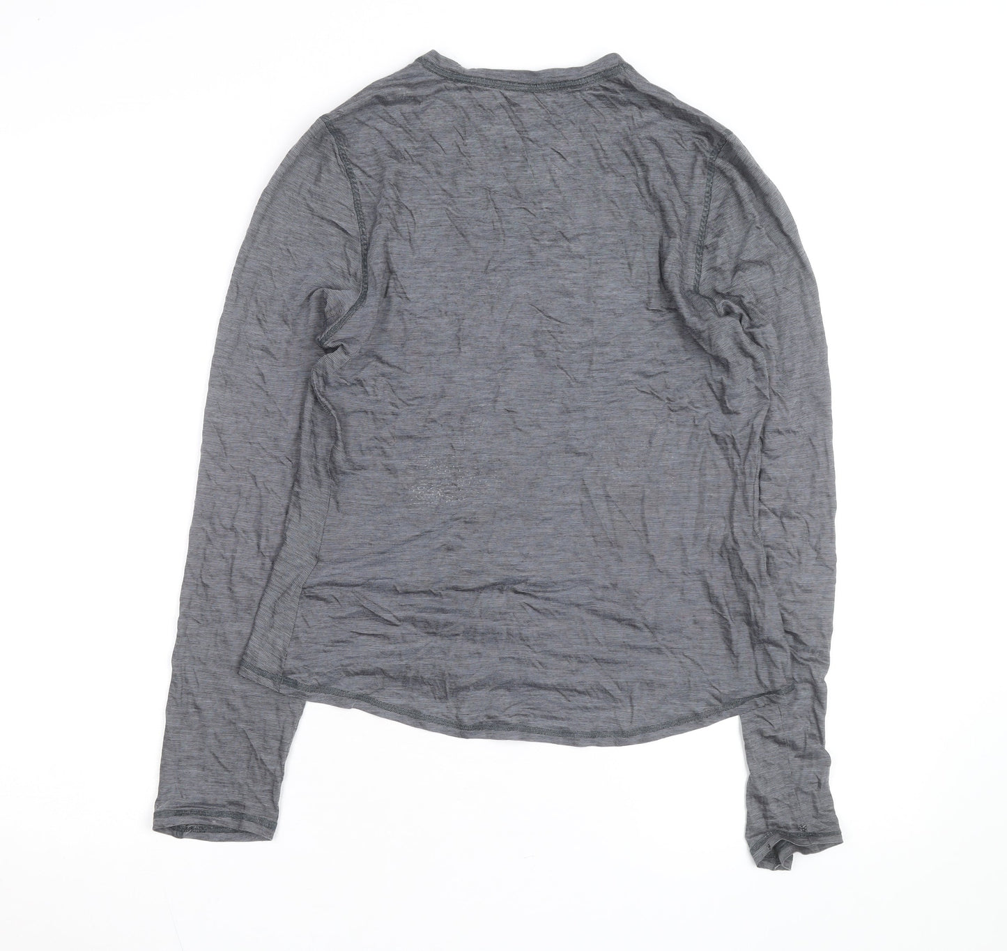Marks and Spencer Goodmove Women's Grey Long Sleeve Activewear Top Size 12