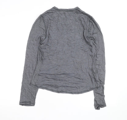 Marks and Spencer Goodmove Women's Grey Long Sleeve Activewear Top Size 12